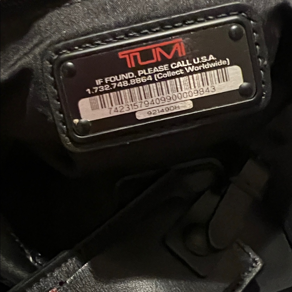 Tumi Alpha 2 Small soft leather travel Satchel - Picture 2 of 15